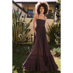 Free People Endless Summer Extratropical Maxi in Shopping Bag Brown Size Large
